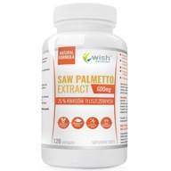 WISH SAW PALMETTO EXTRACT 120C SABALOVÁ PALMA POTLÁČA PLEŠATOSŤ AKNÉ