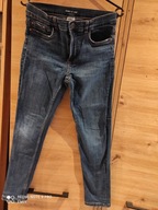 ZARA 164 jeansowe spodnie dla chłopaka BCM skinny