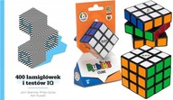 400 łamigłówek i testów IQ John Bremner + Oryginalna Kostka Rubika Cube 3x3