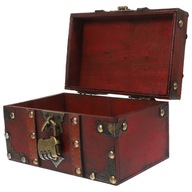 Blokowanie Stash Box Vintage Treasure Chest