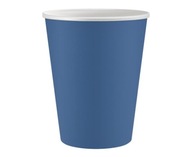 Papierové poháre modré tmavomodré 6ks
