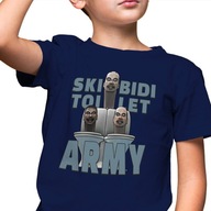 Detské tričko T-SHIRT Vtipný darček SKIBIDI TOILET Veľa vzorov 134