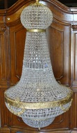 Żyrandol Lampa Stylowe Oświetlenie Kryształ h 165