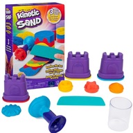 KINETIC SAND KINETICKÝ PIESOK DÚHOVÝ + PRÍSLUŠENSTVO