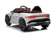 Autko Bentley Bacalar na akumulator dla dzieci Biały + Pilot + EVA + Wolny