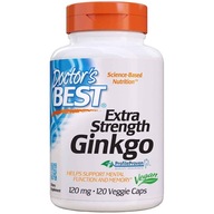 Doctor's Best Extra Strength Ginkgo 120mg Ginkgo Biloba 120 kapsúl vege