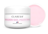 CLARESA Żel budujący UV 25 g MILKY PINK