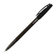 Tenké Guľôčkové pero 0,5mm Rystor Bodka Čierna 2 ks