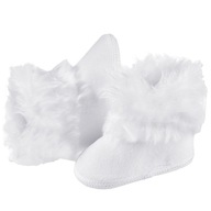 Zimowe kozaczki dla dziecka w kolorze białym - Niechodki - Made PL