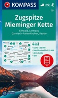 ZUGSPITZE MIEMINGER KETTE mapa 1:50T KOMPASS 2023