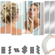 SAMOLEPICÍ FÓLIE ZRCADLO V PLNÉ DÉLCE 20*5 CM 10 KUSŮ