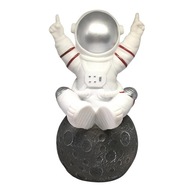 Przenośny głośnik muzyczny Astronaut Shape srebrny