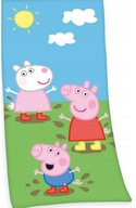 Ręcznik dziecięcy plażowy Kapielowy Świnka Peppa Pig Jacek Pepa bawełniany