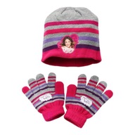 Disney Violetta zimná čiapka dievčenské rukavice 50/52/54 cm
