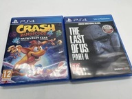 ZESTAW PS4 CRASH BANDICOOT + THE LAST OF US PART 2