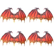 Kostým Halloween Red Fairy Wings Dragon