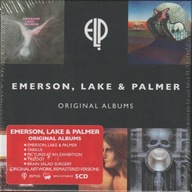 5 CD- EMERSON, LAKE & PALMER- ORIGINAL ALBUMS (NOWA W FOLII) remastered