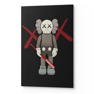 Obraz plátno na stenu obývacia izba KAWS Supreme Baseball MOD00027 30X40