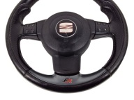 SEAT LEON 2 II FR 2007 steering wheel, leather + airbag ORG. KOMPLET
