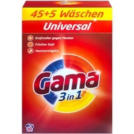 Gama Univerzálny prací prášok 45+5 praní DE
