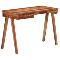 Písací stôl so zásuvkou 110x50x77 cm masívne akáciové drevo