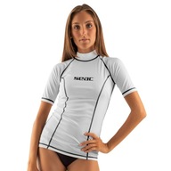 Koszulka UV damska rashguard SEAC T-SUN z krótkim rękawem biała M