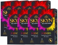 SKYN SENSES mix prezerwatywy potęgujące orgazm z wypustkami 40 szt.