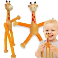 ZSIRÁF POP CSŐ HÚZÓCSŐ TAPADÓKORONGOKKAL ÉRZÉKSZERVI JÁTÉK CSŐ