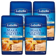 Mąka tortowa Lubella puszysta typ 450 4x 1 kg