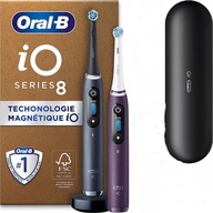 Szczoteczka elektryczna Oral-B iO 8 Duo Fioletowa + Czarna