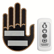 Signalizátor gest EFOX RĘKA LED Sygnalizator Gestów na Tylną Szybę Samochodu Środkowy Palec +PILOT