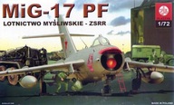 PLASTYK S037 MiG-17 PF MODEL LIETADLA NA ZLEPENIE / SKLADANIE MIERKA 1:72