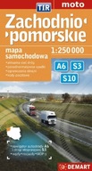 Zachodniopomorskie TIR mapa samochodowa 1:250 000 Praca zbiorowa