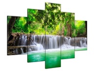 Obraz drukowany 150x105cm Tajlandia wodospad w Kan