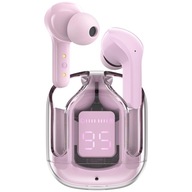 Acefast dokanałowe słuchawki bezprzewodowe TWS Bluetooth różowy (T6 pink lo