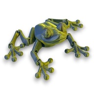 Pohyblivá žaba Maxi, Kĺbová žaba, Figúrka, Pohyblivá hračka