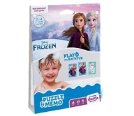 JÁTÉKKÁRTYÁK FROZEN PUZZLE ÉS MEMOS A FÜRDÉSHEZ
