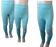 Legginsy getry cienkie DZIEWCZYNKI 104-110