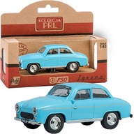 AUTO SIRÉNA MORSKÁ PANNA 104 AUTO kolekcja prl> KOVOVÝ MODEL 1:43 MODRÁ