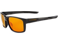 Wygodne Okulary Rowerowe Kross Podium 2.0 Czarno-Złote UV 400