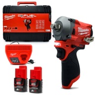 Kompaktowy klucz udarowy Milwaukee M12 FIWF12-202X 339Nm FUEL 1/2" 2x2.0ah