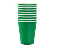 Papierové poháre Zelené narodeniny 220ml párty
