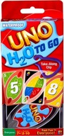 Mattel Games UNO H2O To Go Card Game, 108 durable plastic cards water resis
