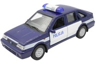 SAMOCHÓD METALOWY AUTO WELLY Polonez Caro Policja - Model dla kolekcjonerów