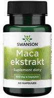 Swanson Maca extract 500mg 60 kaps. Sexuálna účinnosť Koncentrácia Libido