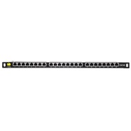 Patch panel 19'' Netrack 24-porty kat. 5e FTP, 0,5U z półką