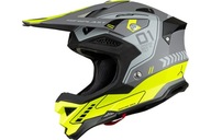 UFO KASK CROSS DIAMOND KOLOR SZARY ŻÓŁTY NEON ROZMIAR L