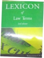 Lexicon of Law Terms - Ewa Myrczek