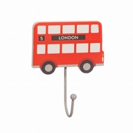 Červený autobus vešiačik pre deti