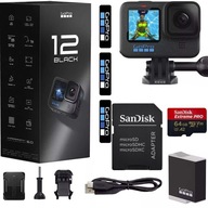 Kamera GoPro Hero Black 12 4K - 5,3K GoPro Go Pro 12 + Karta EXTREME PRO 64